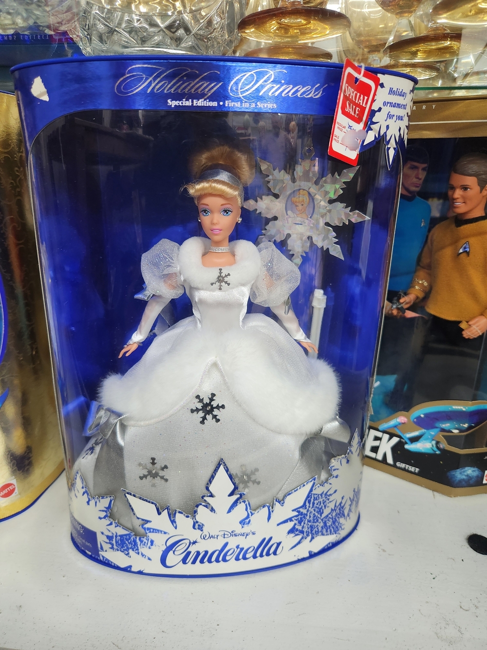Disney Cinderella Holiday Princess Doll - White & Silver